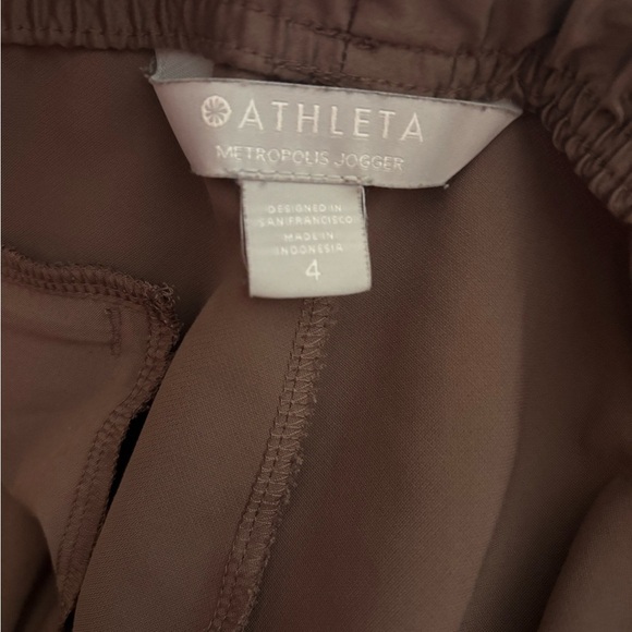 Athleta Metropolis Jogger Mineral Brown size 4 Outdoor Comfy - Picture 4 of 4